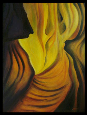 Open Heart
Oil on canvas.  over 100 layers of translucent color applied.
Keywords: oil painting  surreal 