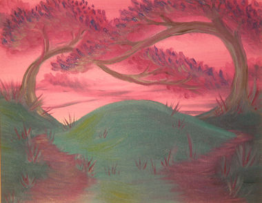 The Twins
Oil on Canvas, 8hx12w
Keywords: tree impressionistic landscape color